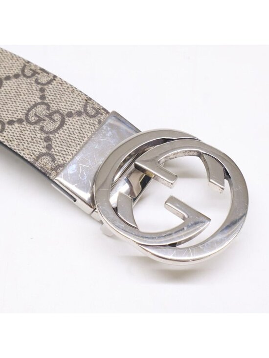 Gucci Kgdhn Reversible Leather with Interlocking Buckle Belt main image 5